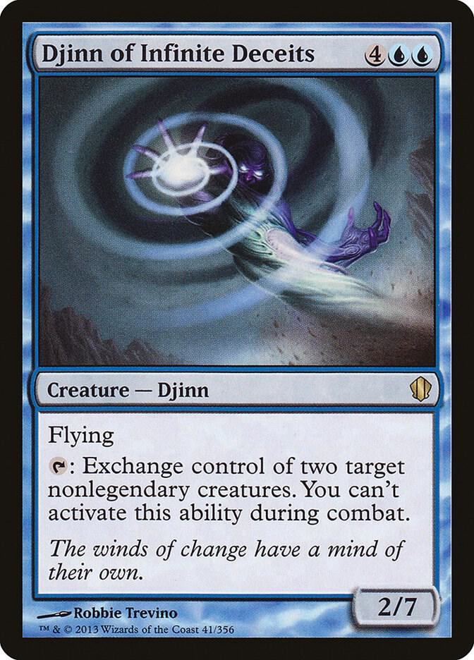 Djinn of Infinite Deceits-Commander 2013-R-Normal