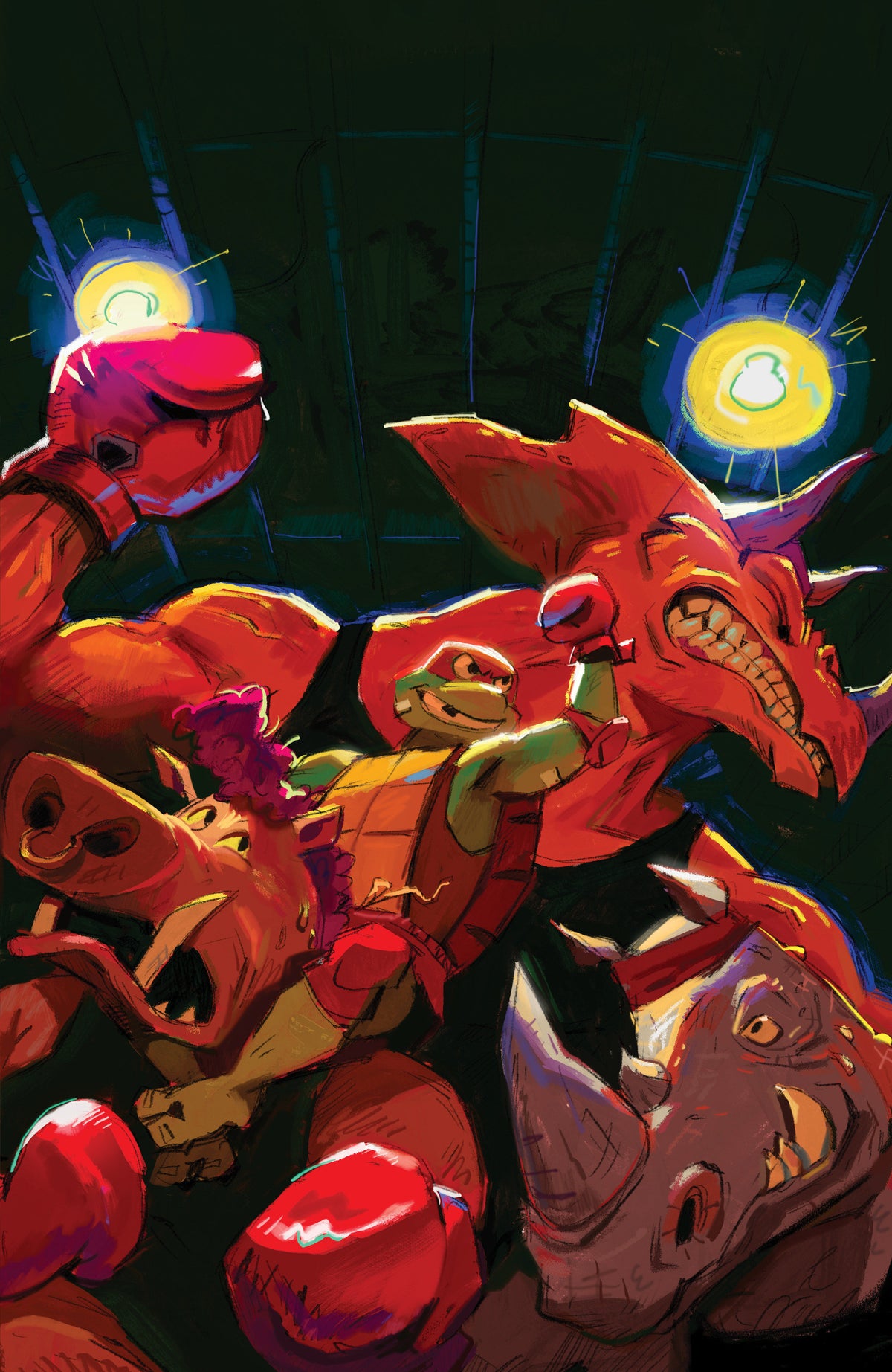 Tales Of The Teenage Mutant Ninja Turtles: Coastal Chaos #1 Variant Ri (10) (Chalky Hobby Set Full Art)