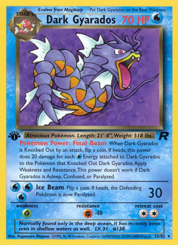Dark Gyarados (25)-Team Rocket-Rare-Unlimited