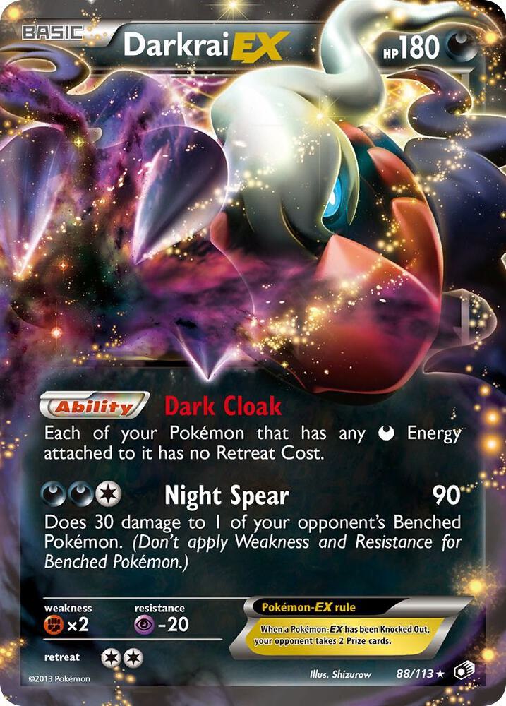 Darkrai EX-Legendary Treasures-Ultra Rare-Holofoil