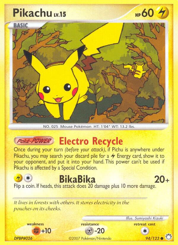Pikachu-Mysterious Treasures-Common-Normal