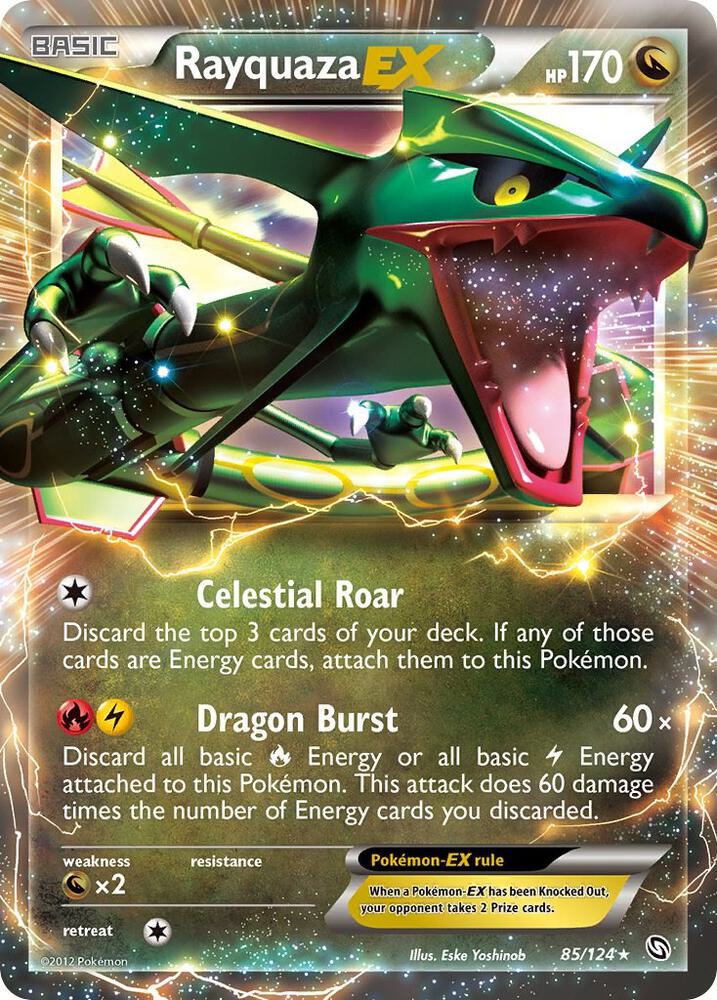 Rayquaza EX-Dragons Exalted-Ultra Rare-Holofoil