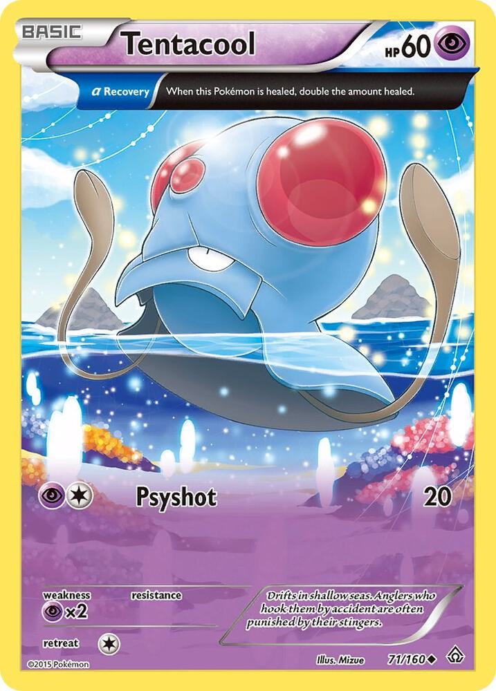 Tentacool (Alpha)-XY - Primal Clash-Uncommon-Normal
