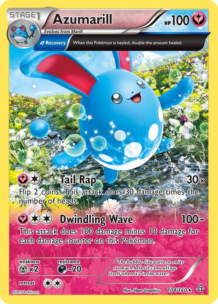 Azumarill (Alpha)-XY - Primal Clash-Holo Rare-Holofoil
