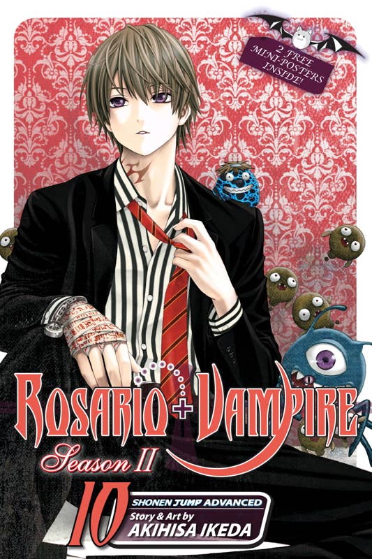 Rosario+Vampire: Season II, Vol. 10 by Akihisa Ikeda: Paperback; 218 pages / English