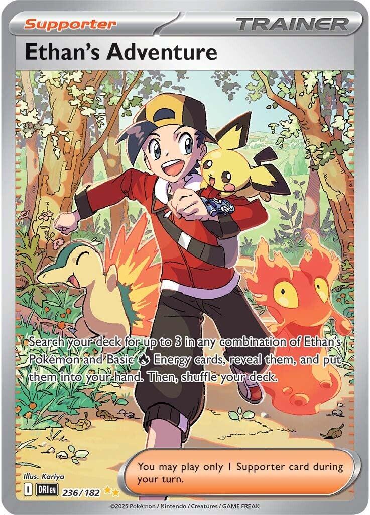 Ethan's Adventure - 236/182-SV10: Destined Rivals-Special Illustration Rare-Holofoil