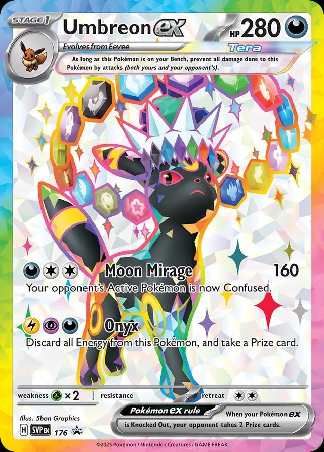 Umbreon ex - 176-SV: Scarlet & Violet Promo Cards-Promo-Holofoil
