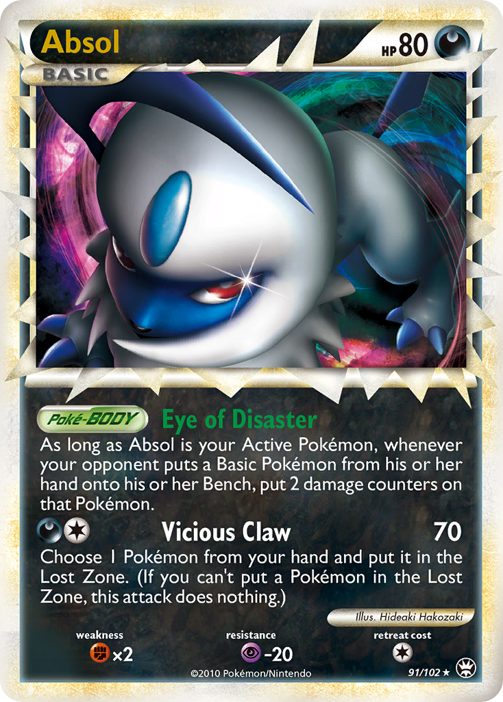 Absol (Prime)-Triumphant-Ultra Rare-Holofoil