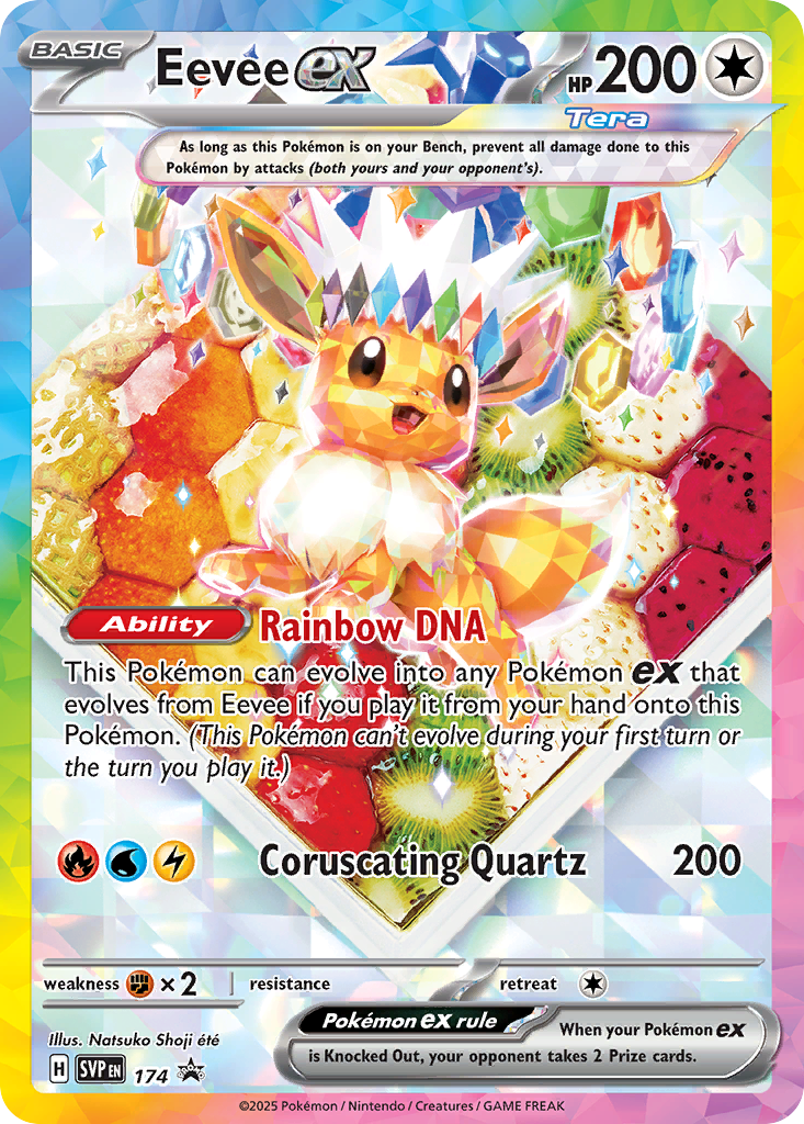 Eevee ex - 174-SV: Scarlet & Violet Promo Cards-Promo-Holofoil