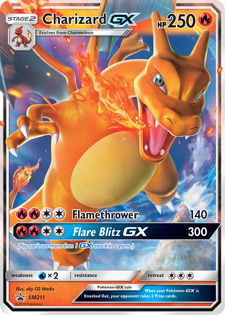 Charizard GX - SM211-SM Promos-Promo-Holofoil