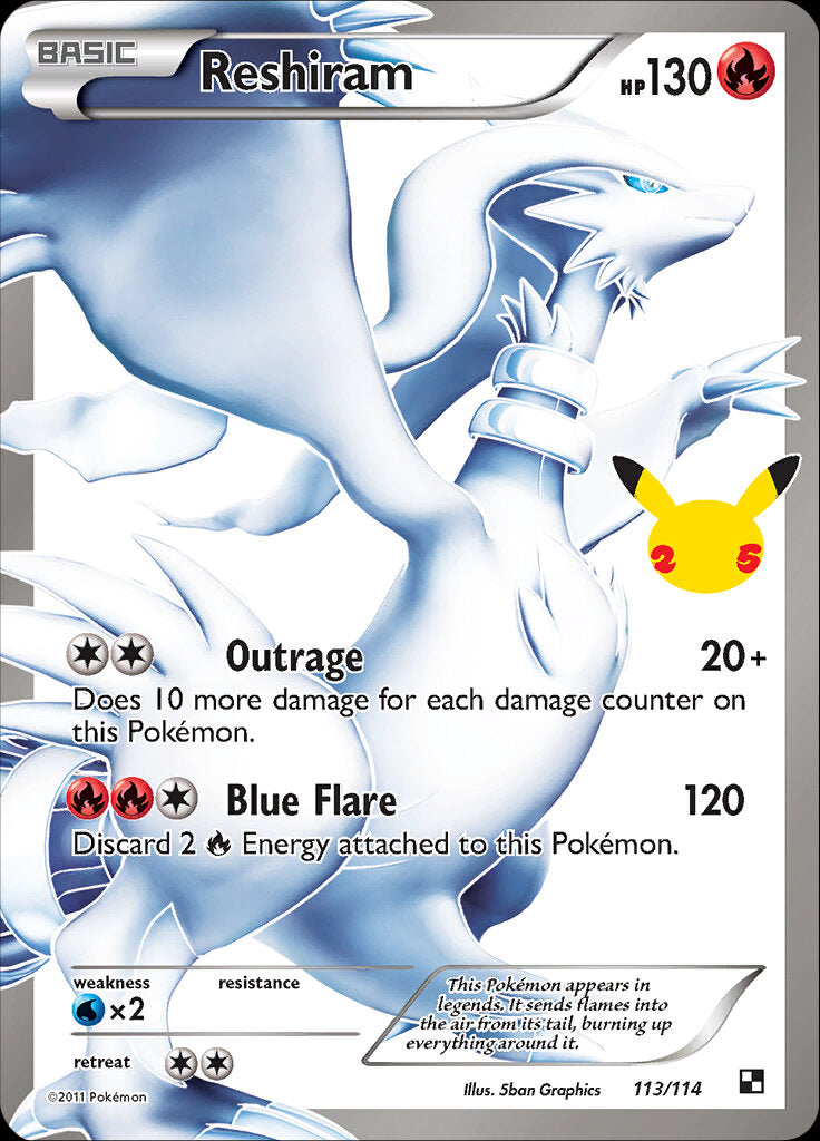 Reshiram-Celebrations: Classic Collection-Classic Collection-Holofoil
