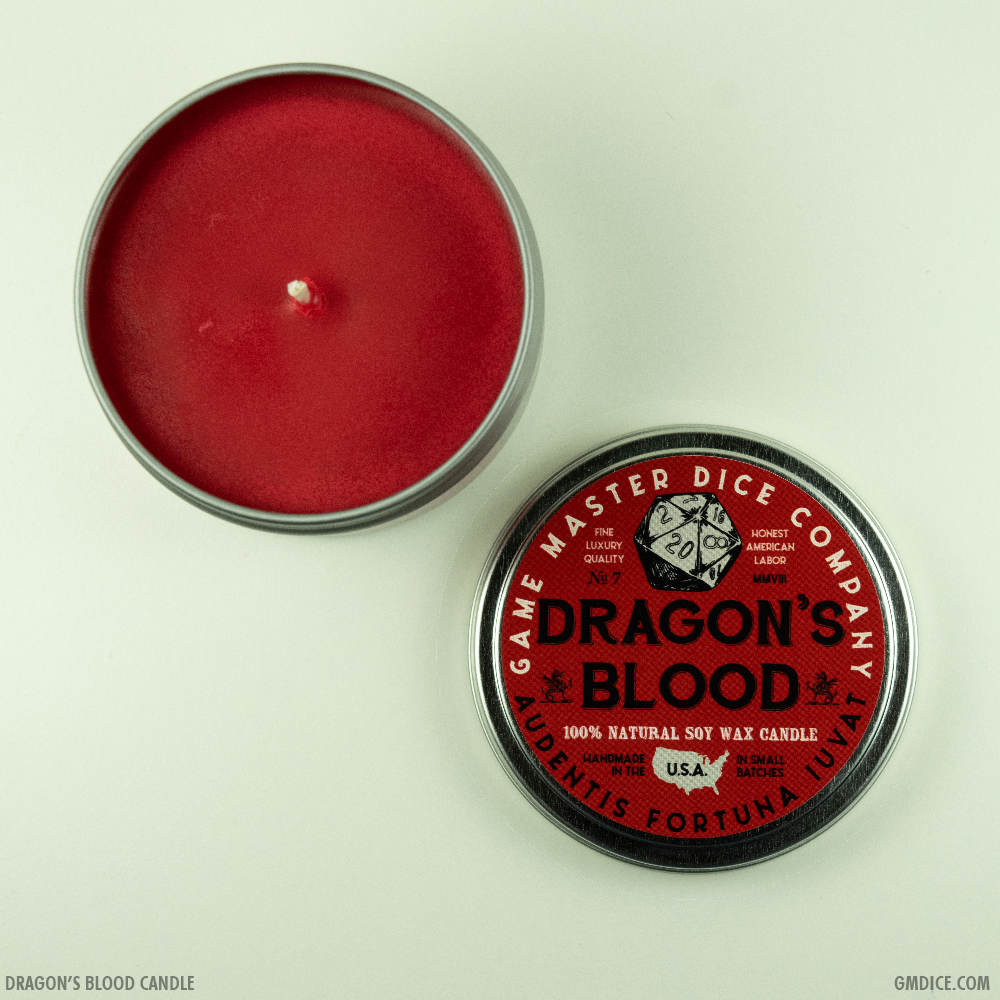 Dragon's Blood Gaming Candle: 8oz