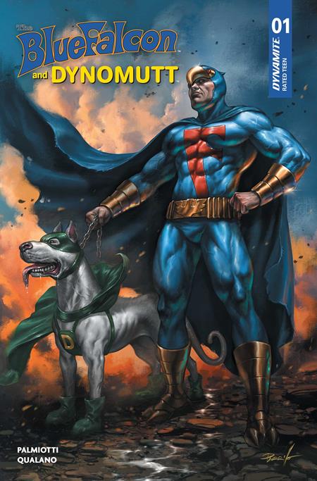 BLUE FALCON & DYNOMUTT #1 CVR E LUCIO PARRILLO FOIL VAR