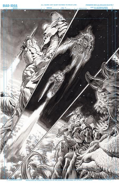 OLYMPUS SAGA MEGALITH #1 (OF 4) CVR O LEWIS LAROSA ORIGINAL ART EDITION 12 VAR