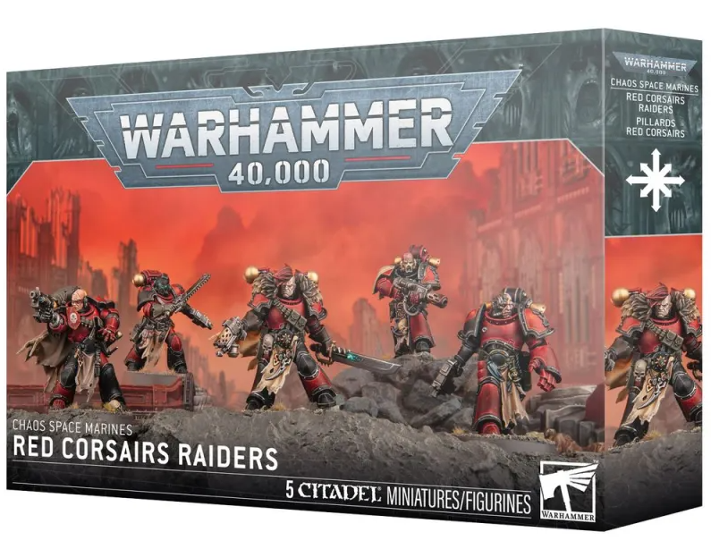 CHAOS SPACE MARINES: RED CORSAIRS RAIDERS