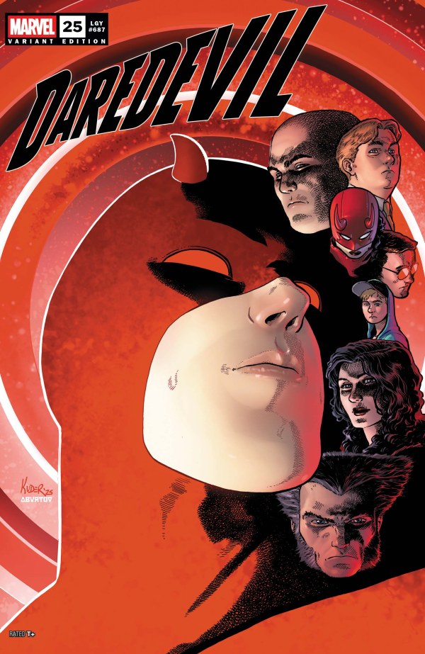 DAREDEVIL #25 AARON KUDER FINALE VARIANT
