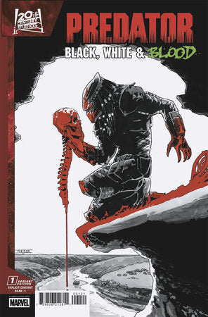 PREDATOR: BLACK, WHITE & BLOOD #1 MAHMUD ASRAR VARIANT