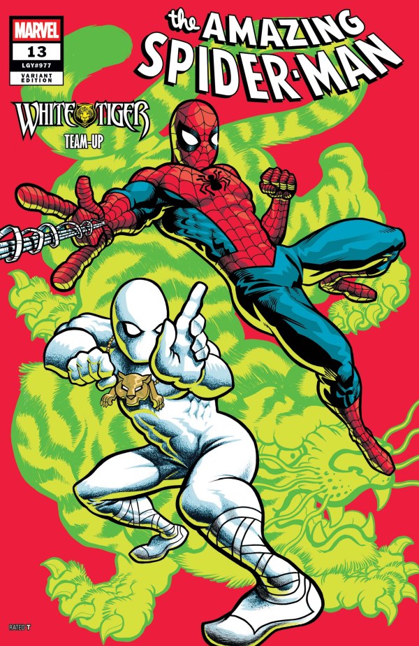 AMAZING SPIDER-MAN #13 J. GONZO WHITE TIGER TEAM-UP VARIANT