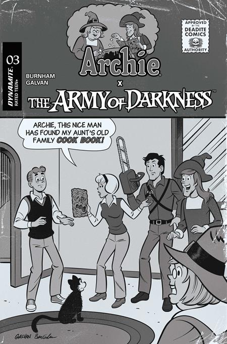 ARCHIE X ARMY OF DARKNESS #3 CVR G INC 1:10 BILL GALVAN PENCILS VAR