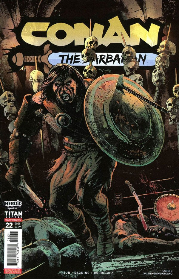 Conan the Barbarian #22 Cover C Valerio Giangiordano Variant