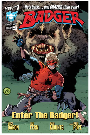 Badger #01: Enter the Badger (Paul Pope Cover)