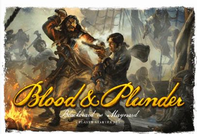 Blood & Plunder: Blackbeard vs Maynard 2 Player Starter Set – Epic Pirate Battles Await!