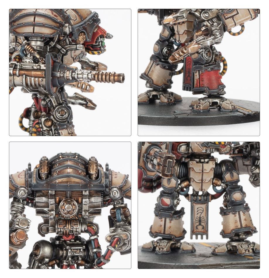 LEGIONS IMPERIALIS: MECHANICUM QUESTORIS KNIGHTS MAGAERA AND STYRIX