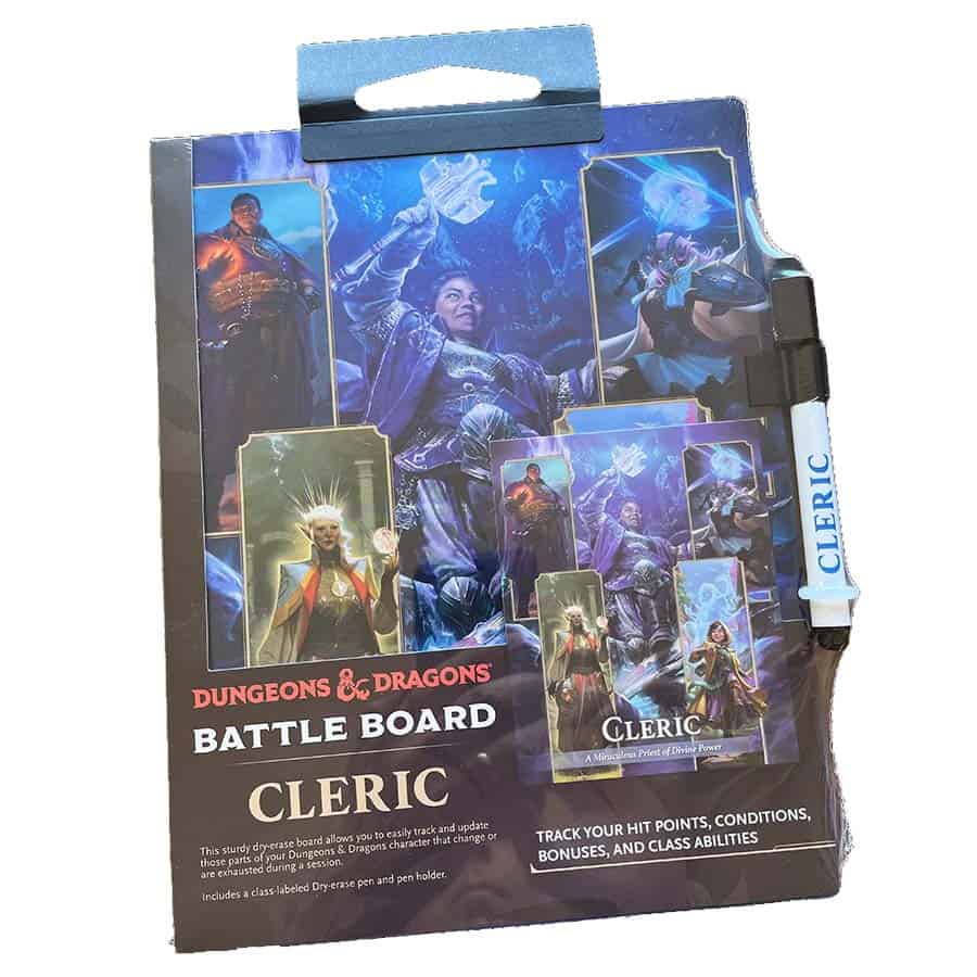 BEADLE AND GRIMM'S: DUNGEONS AND DRAGONS: BATTLE BOARD: CLERIC CLASS