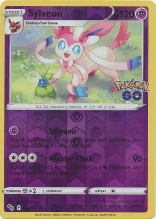 Sylveon-Pokemon GO-Holo Rare-Reverse Holofoil