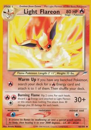 Light Flareon-Neo Destiny-Uncommon-Unlimited