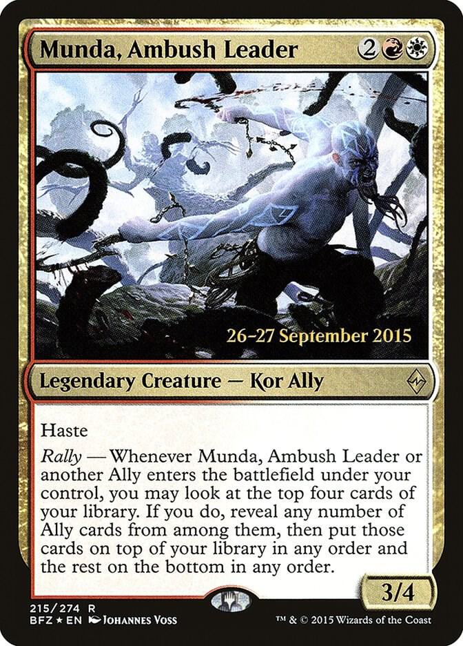 Munda, Ambush Leader-Prerelease Cards-R-Foil