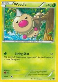 Weedle - 1/12-McDonald's Promos 2014-Promo-Holofoil