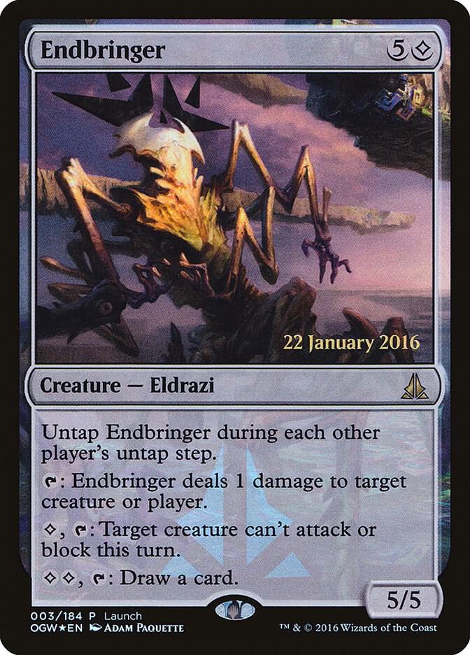 Endbringer-Launch Party & Release Event Promos-P-Foil