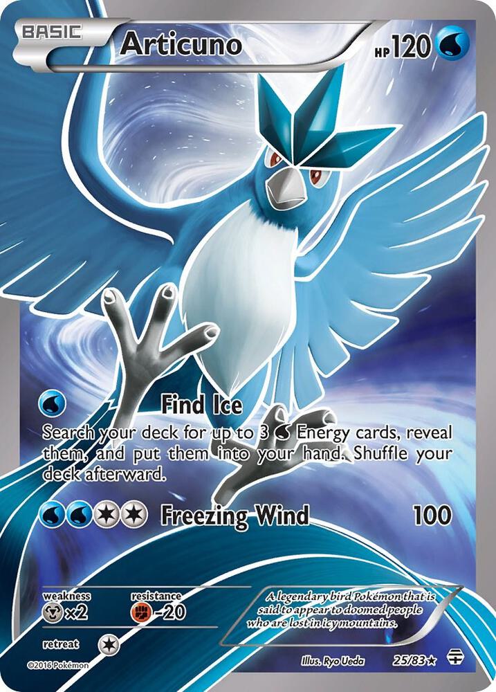 Articuno-Generations-Holo Rare-Holofoil