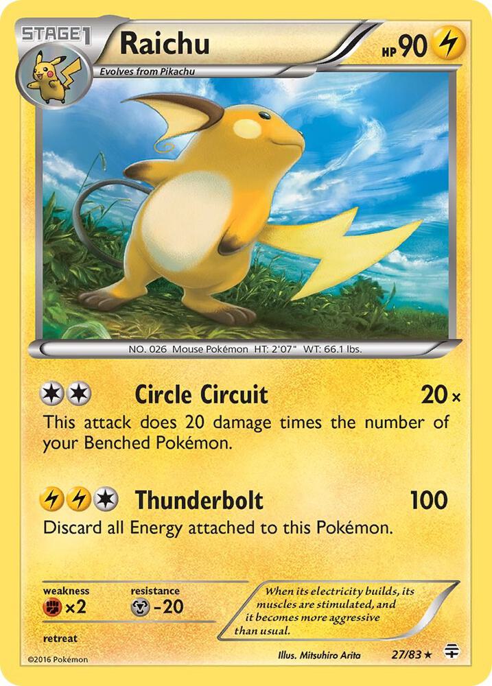 Raichu-Generations-Holo Rare-Holofoil