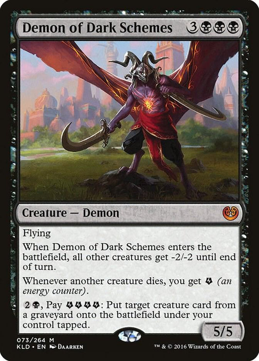 Demon of Dark Schemes-Kaladesh-M-Normal