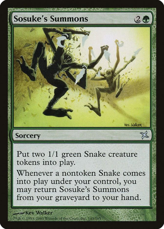 Sosuke's Summons-Betrayers of Kamigawa-U-Normal