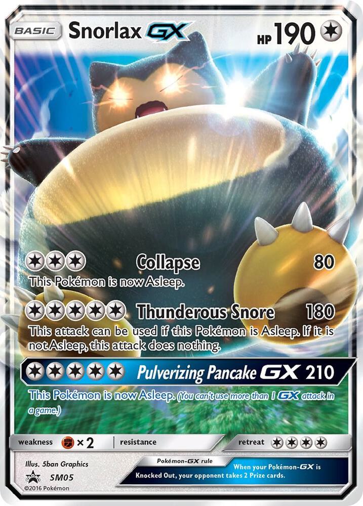 Snorlax GX - SM05-SM Promos-Promo-Holofoil