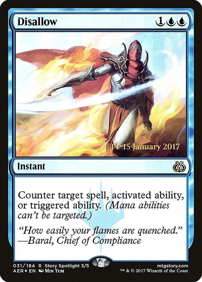 Disallow-Prerelease Cards-R-Foil