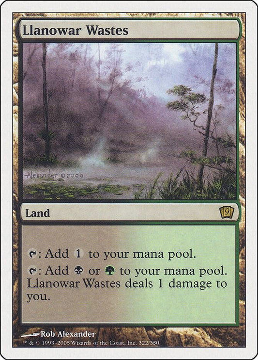 Llanowar Wastes-9th Edition-R-Normal