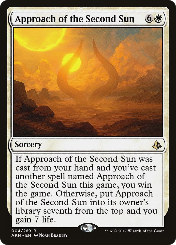 Approach of the Second Sun-Amonkhet-R-Normal