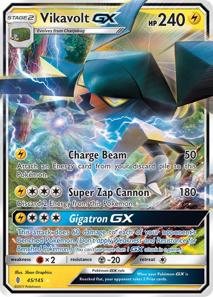 Vikavolt GX-SM - Guardians Rising-Ultra Rare-Holofoil