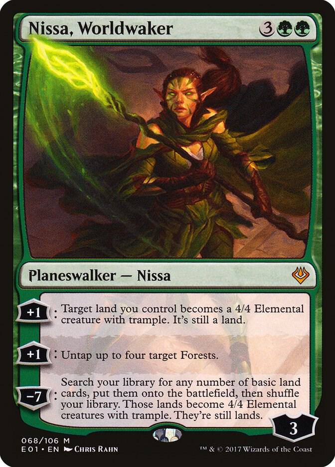 Nissa, Worldwaker-Archenemy: Nicol Bolas-M-Normal