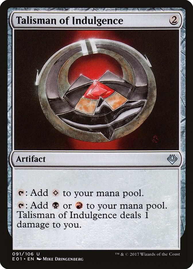 Talisman of Indulgence-Archenemy: Nicol Bolas-U-Normal