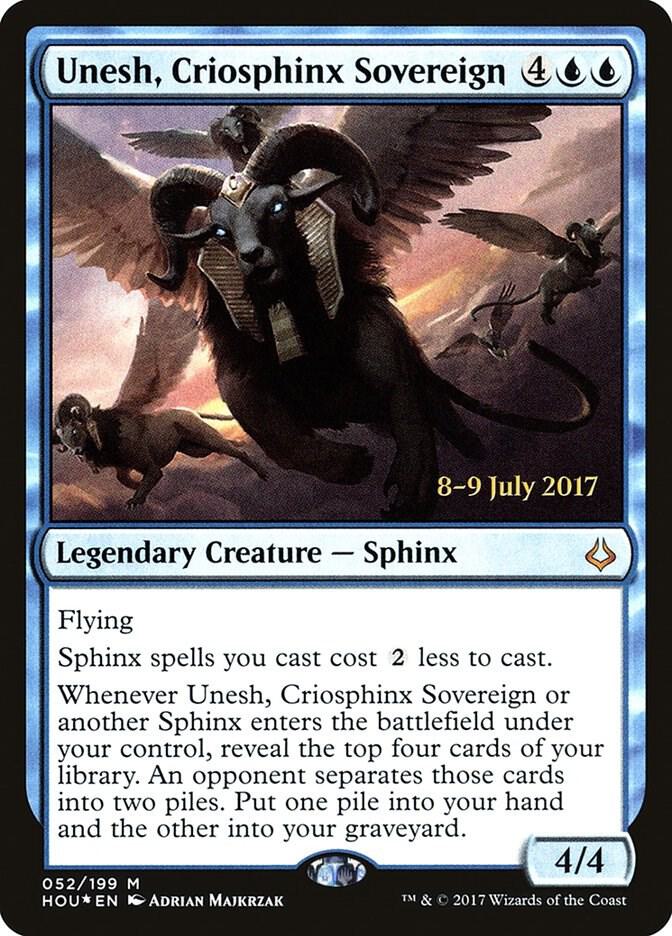 Unesh, Criosphinx Sovereign-Prerelease Cards-M-Foil
