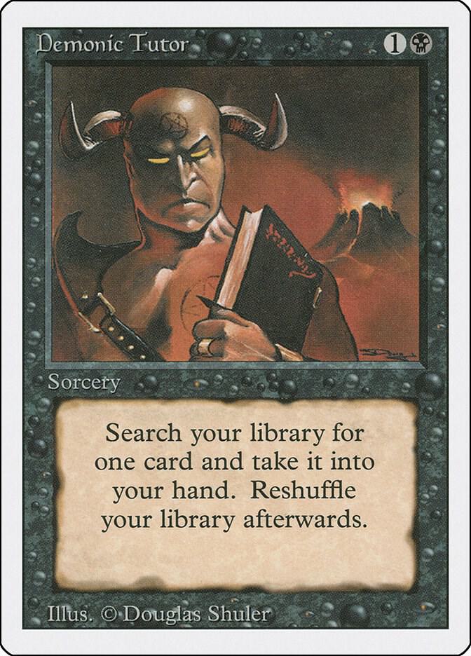 Demonic Tutor-Revised Edition-U-Normal