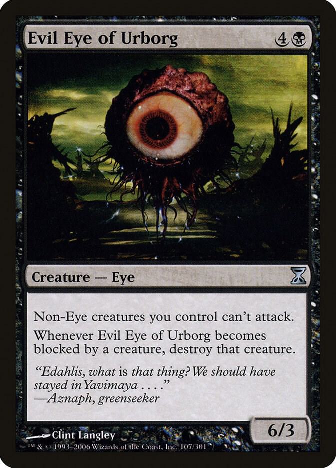 Evil Eye of Urborg-Time Spiral-U-Foil