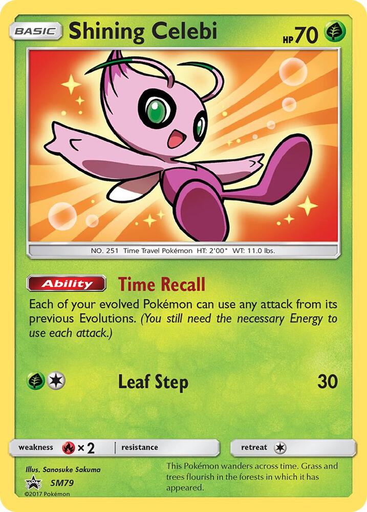 Shining Celebi - SM79-SM Promos-Promo-Holofoil