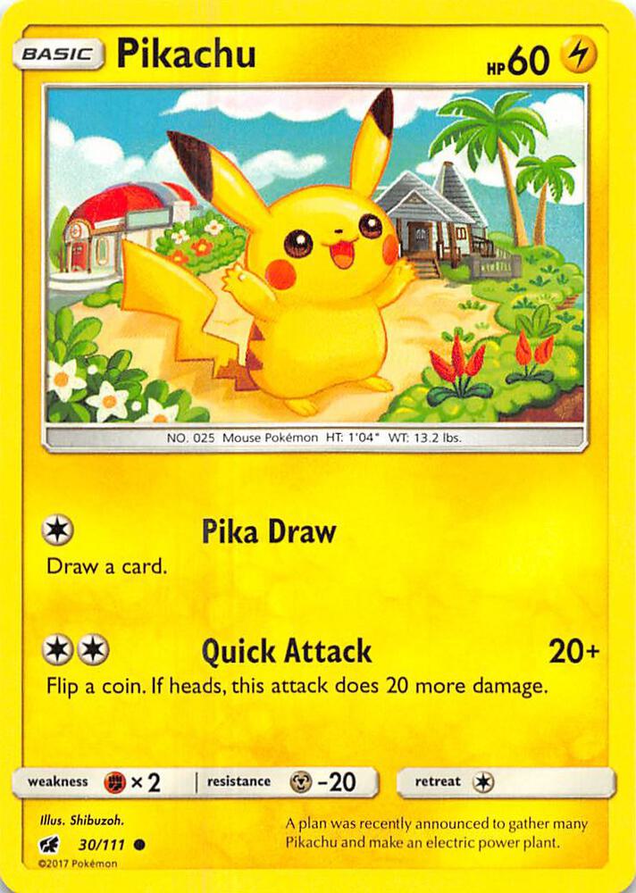 Pikachu-SM - Crimson Invasion-Common-Normal