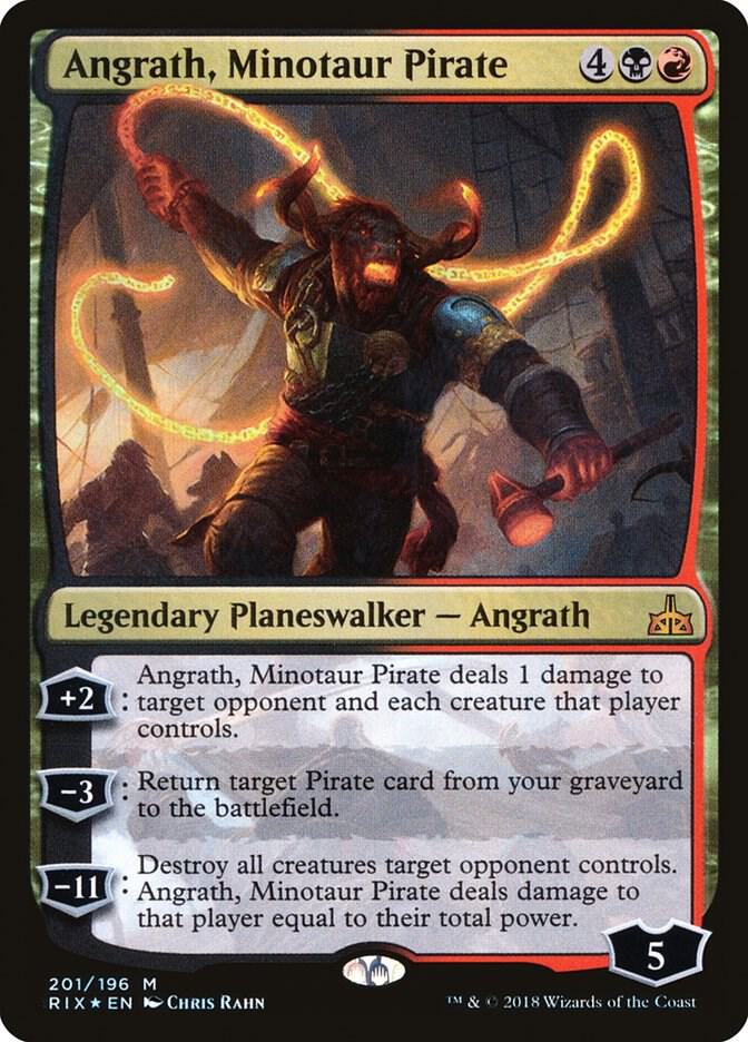 Angrath, Minotaur Pirate-Rivals of Ixalan-M-Foil